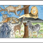 nazy painting animals March 2018 framed.png