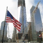 WTC with flag