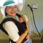 NAZY AND BABY WITH COWBOY HAT